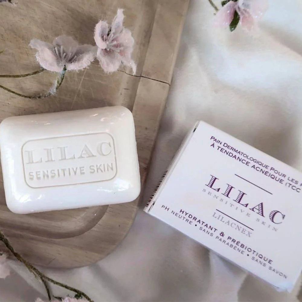 LILAC Mycí kostka na aknózní pleť 100 g