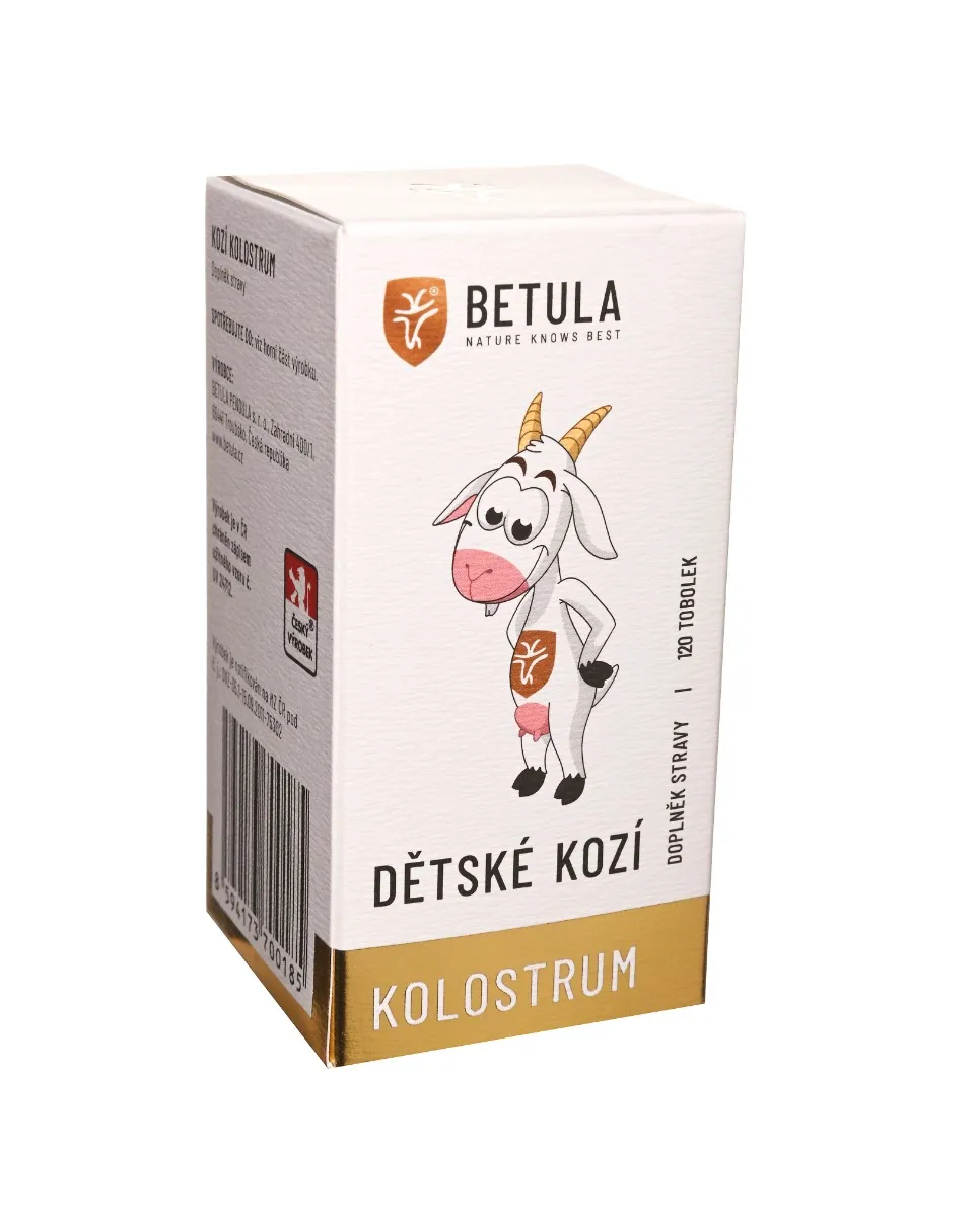 BETULA Dětské kozí kolostrum 120 tobolek