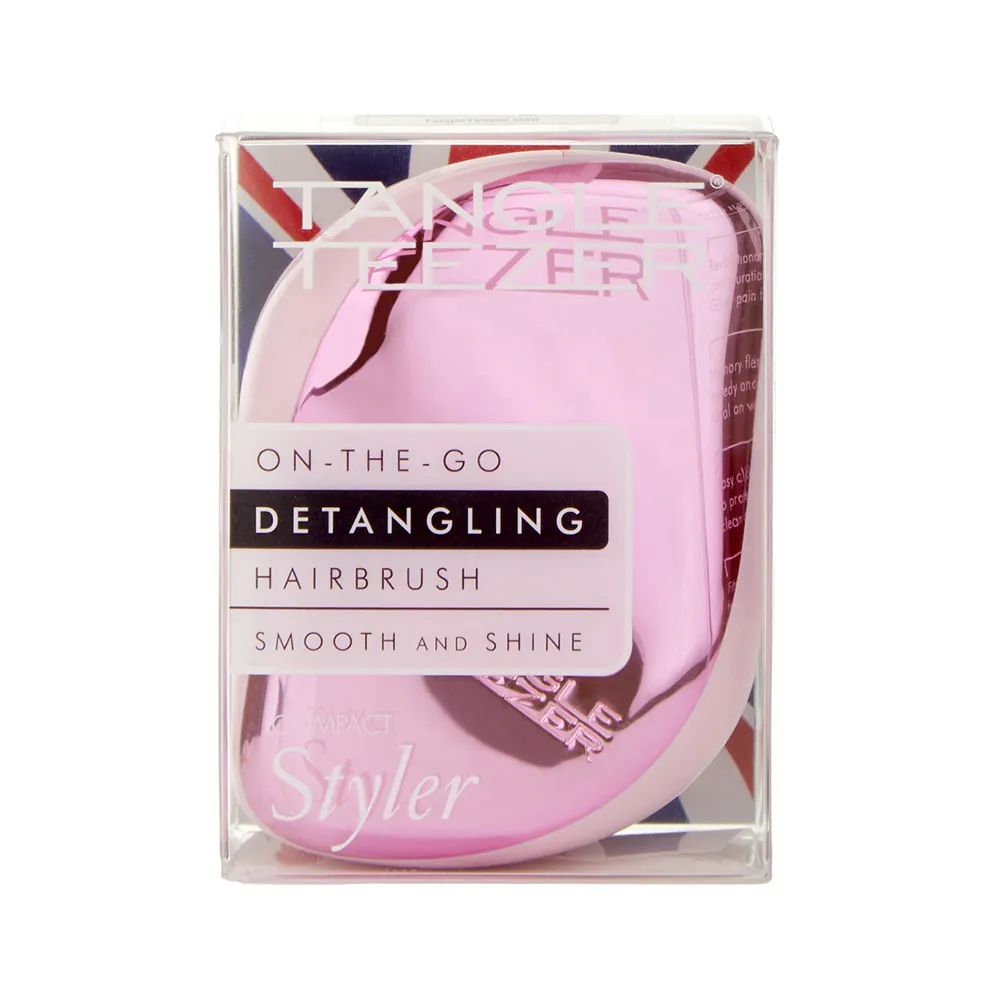 Tangle Teezer Compact Styler Baby Doll Pink kartáč na vlasy 1 ks