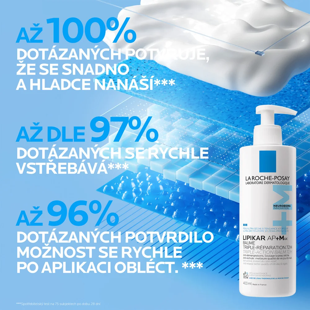 La Roche-Posay Lipikar AP+Max balzám 400 ml