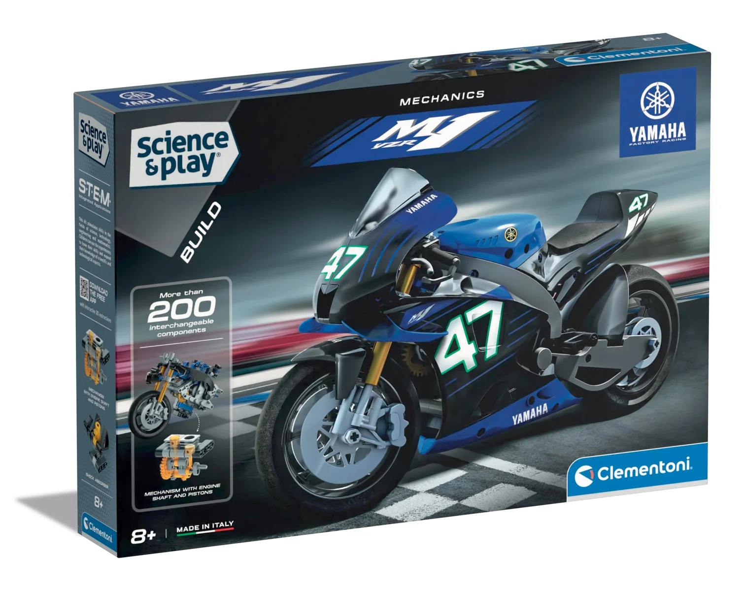 Clementoni SCIENCE - Motocykl YAMAHA M1