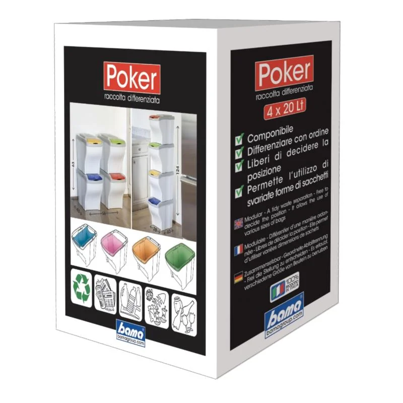 BAMA Odpadkový koš POKER