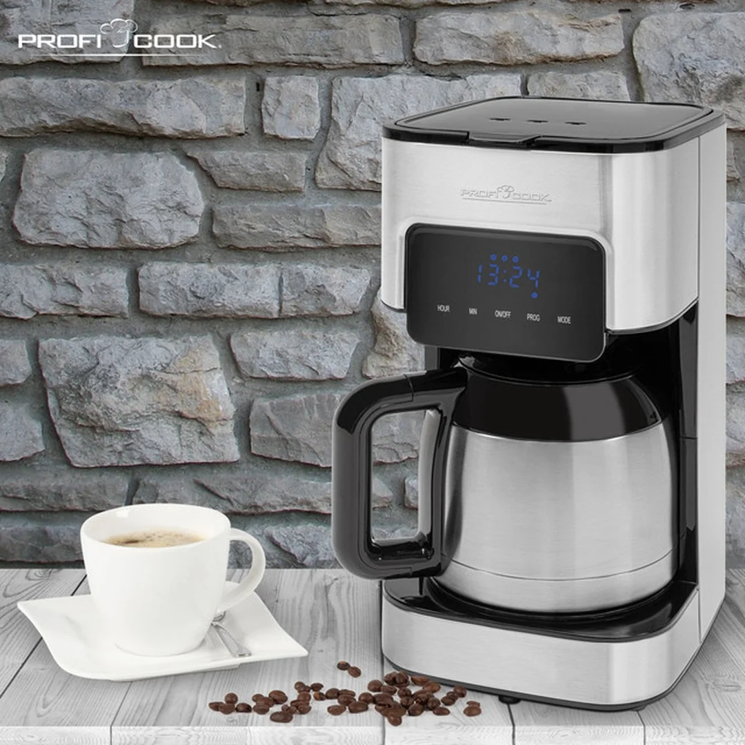 ProfiCook KA 1191 kávovar nerez,termoska,časovač 