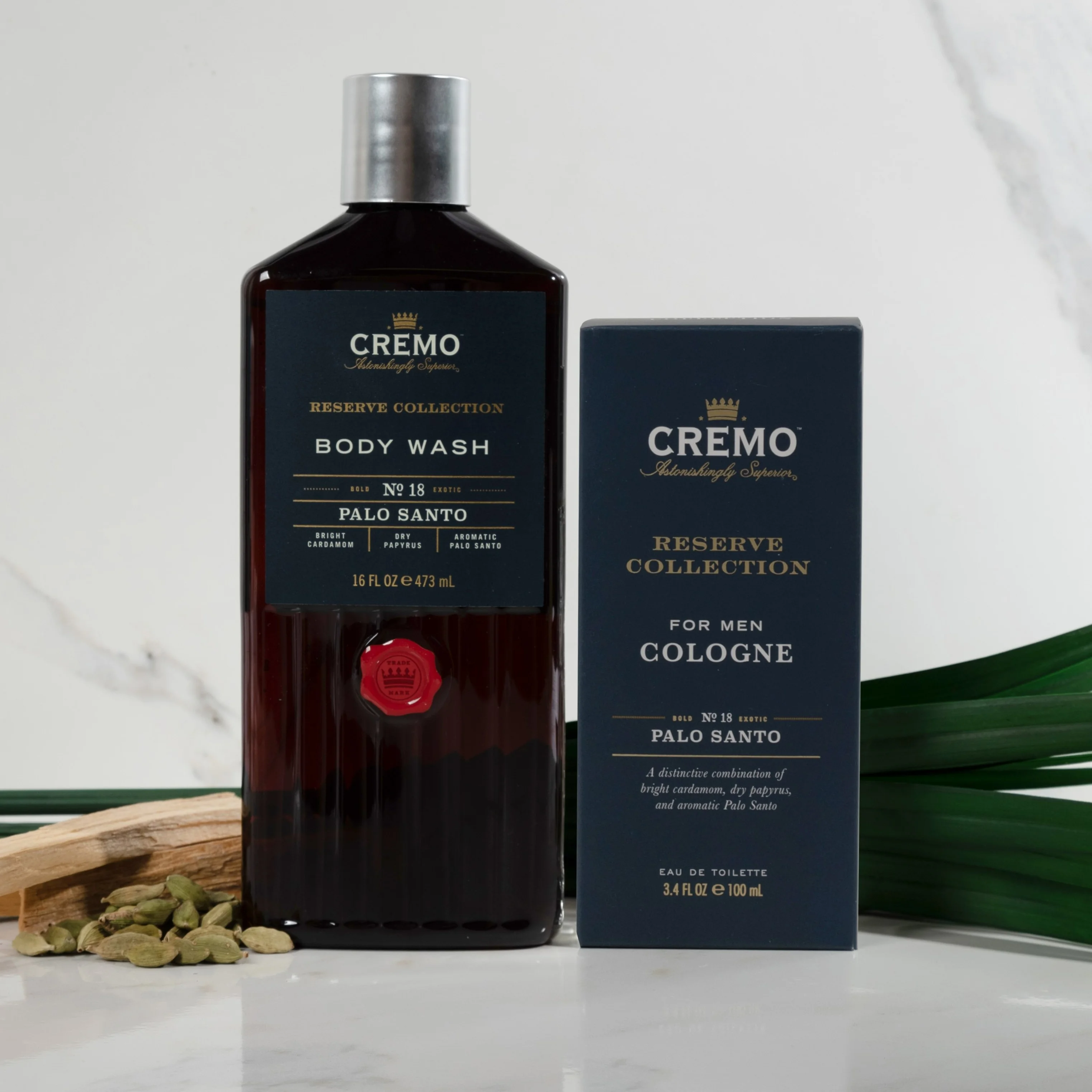 Cremo Palo Santo dárková sada pro muže 2 ks