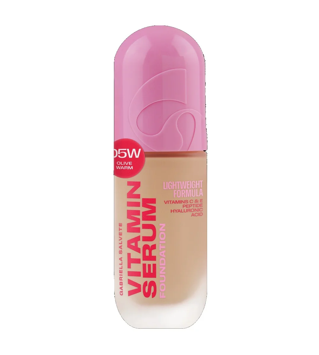 Gabriella Salvete Vitamin Serum Foundation 05W Olive Warm 30 ml