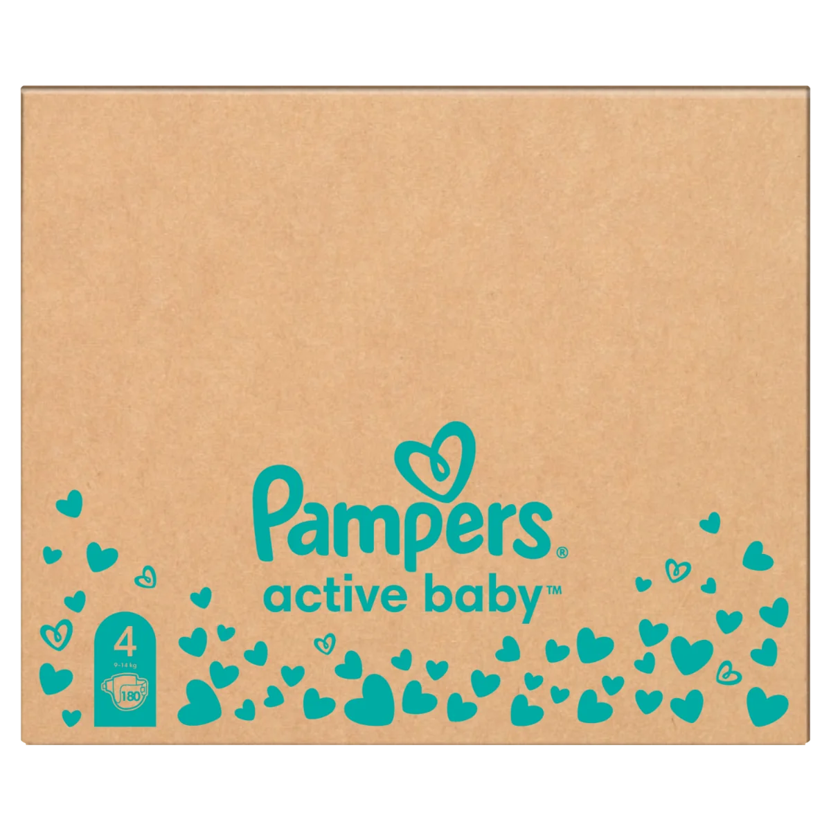 Pampers Active Baby vel. 4 Monthly Pack 9-14 kg dětské pleny 180 ks