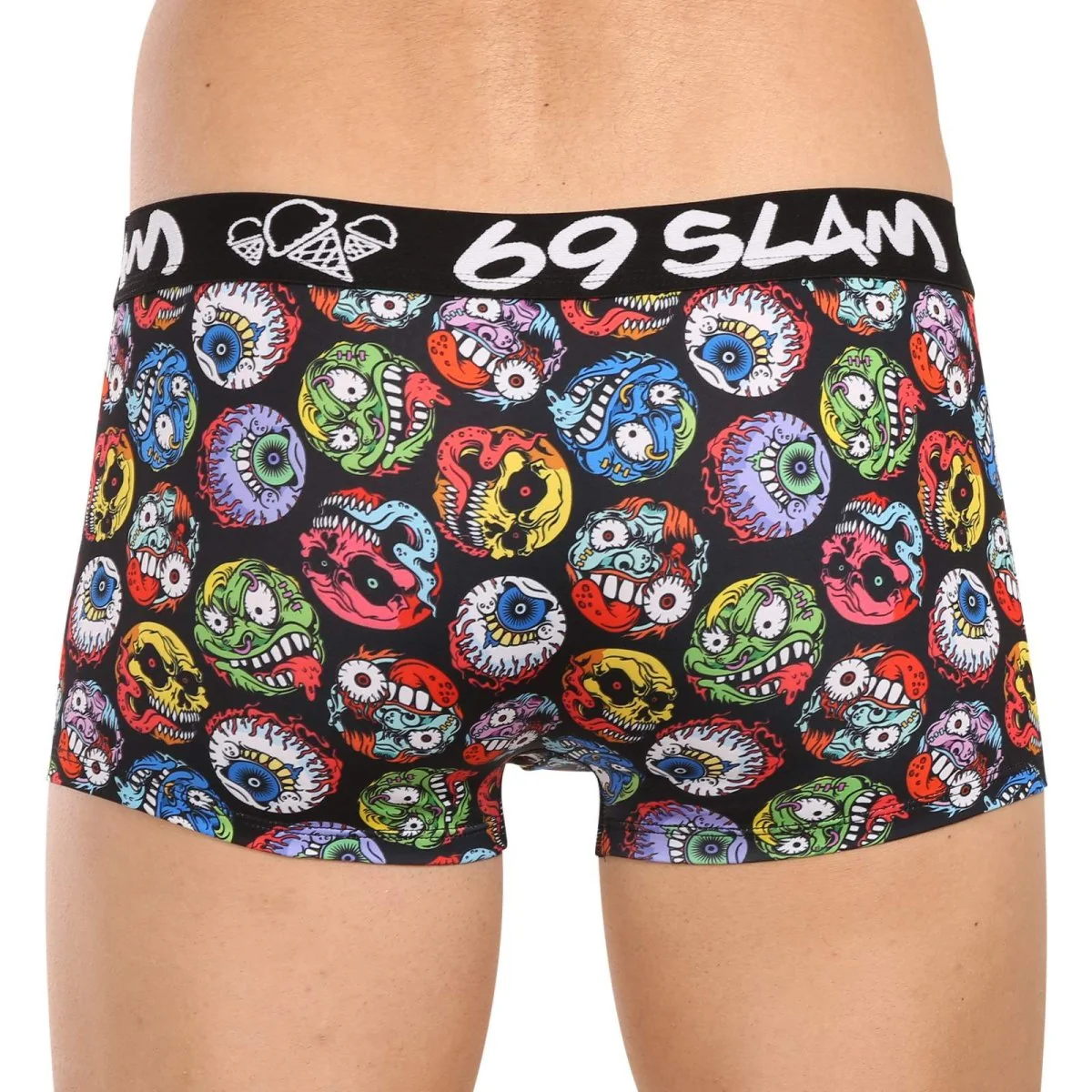 69SLAM Pánské boxerky hip monster ball mason (MSYMNR-PO) M
