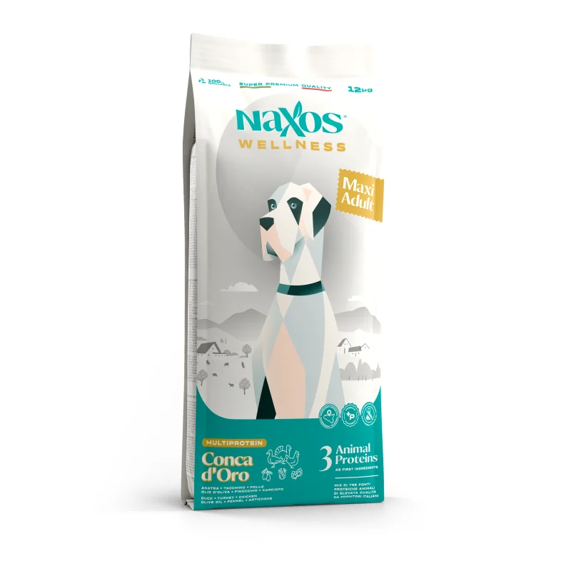 Adragna NAXOS wellness adult maxi kuřecí, krůtí, kachní 12kg