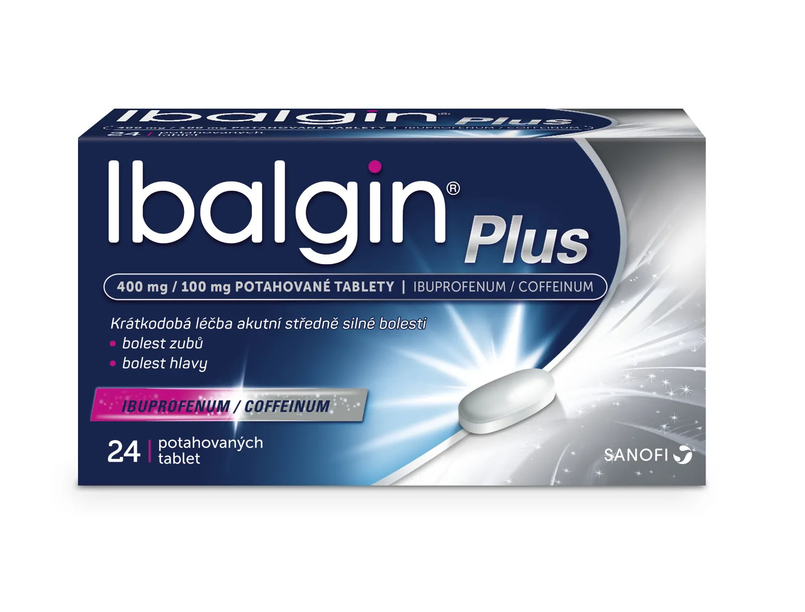 Ibalgin Plus 400 mg/100 mg 24 tablet