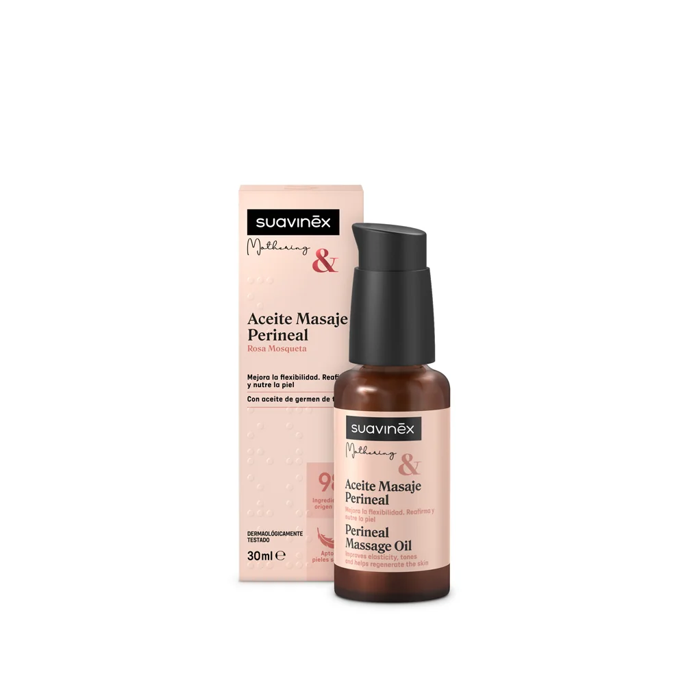 Suavinex Mothering Masážní olej na hráz a jizvy 30 ml