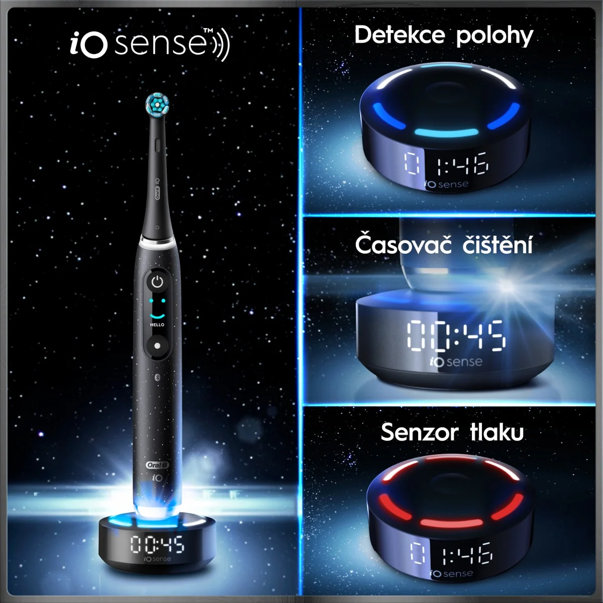 Oral-B iO Series 10 Black Spreckels elektrický zubní kartáček