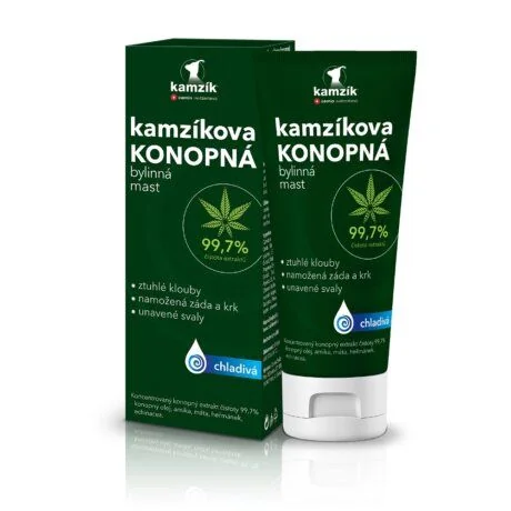 Cemio Kamzíkova konopná bylinná mast chladivá 200 ml