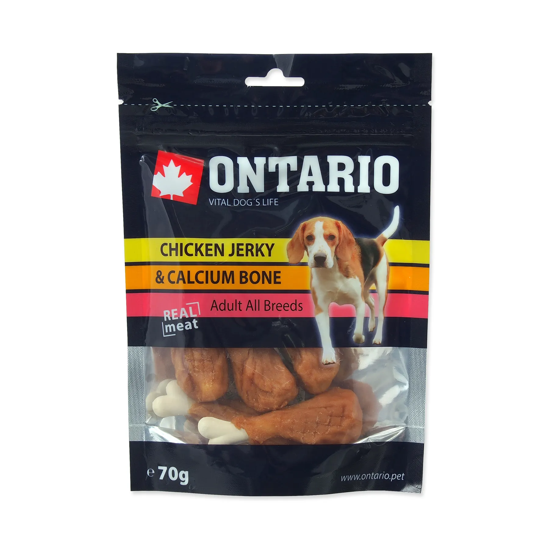 Ontario Vápníková kost s kuřecím 70 g