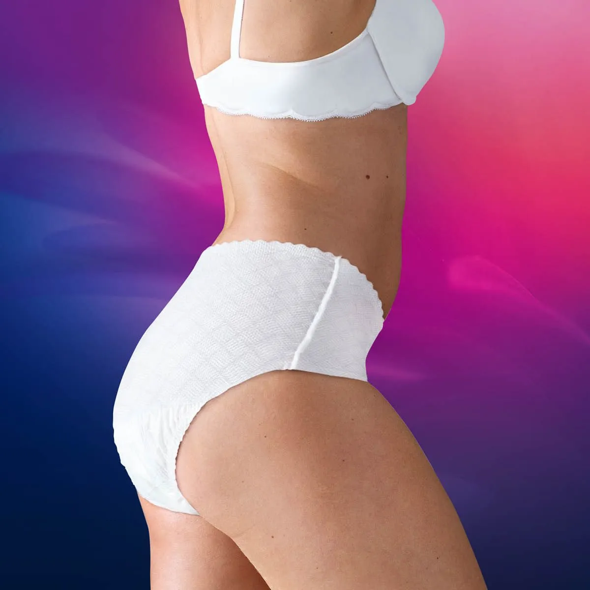 Tena Silhouette Low Waist Blanc Normal L inkontinenční kalhotky 5 ks