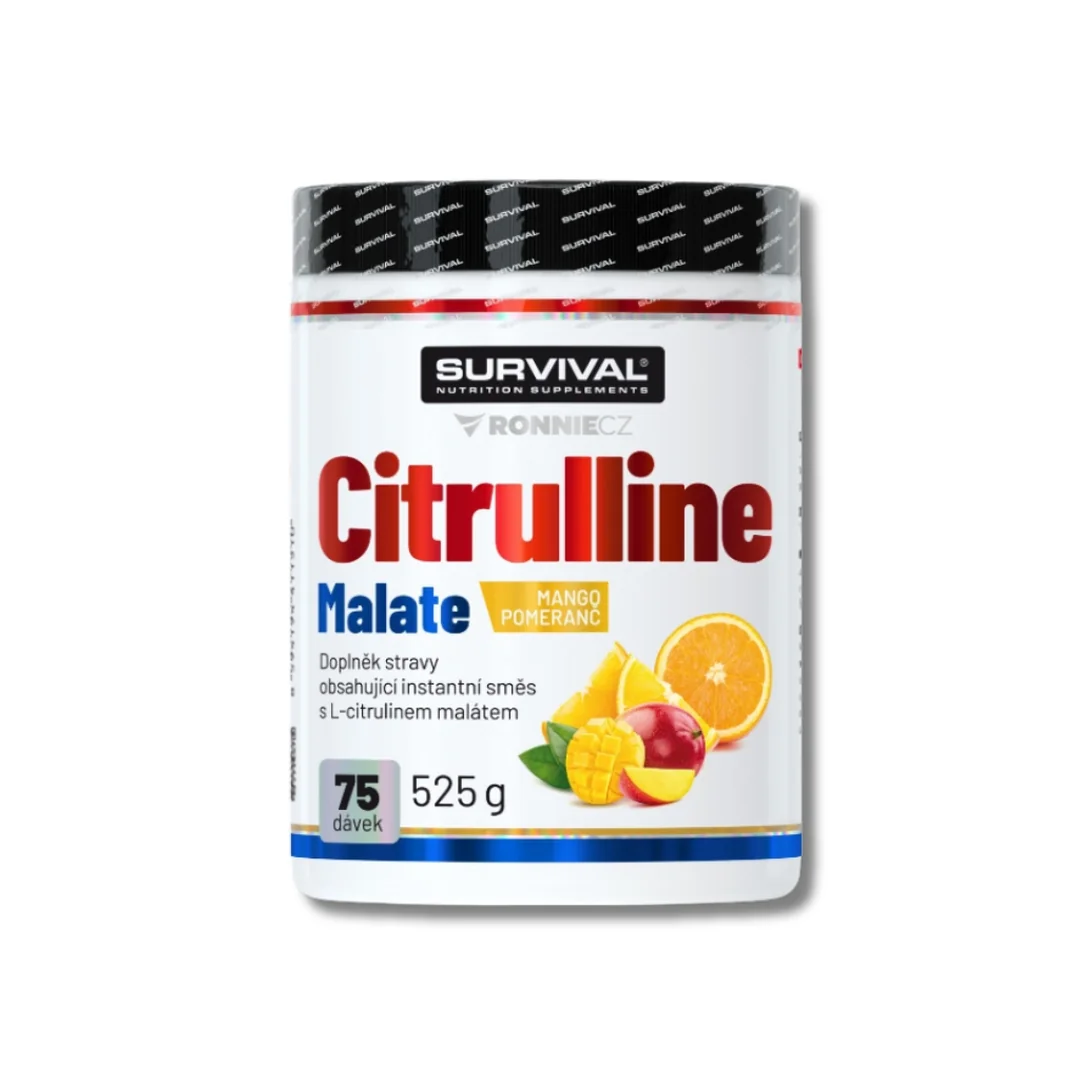 Survival Citrulline Malate 210 g jahoda-citron