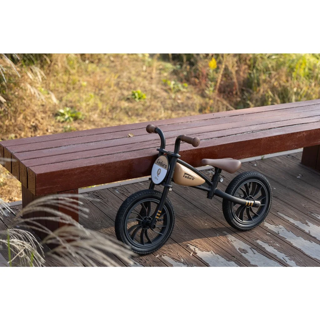 QPlay Odrážedlo Feduro Beige, věk 3-6 let, do 30 kg