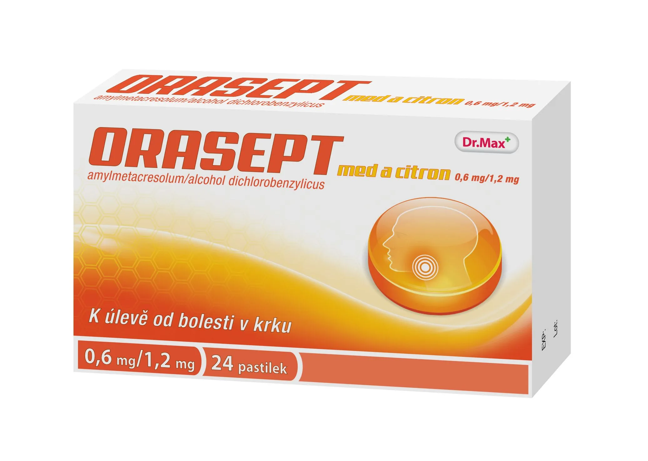Orasept med a citron 0,6 mg/12 mg 24 pastilek