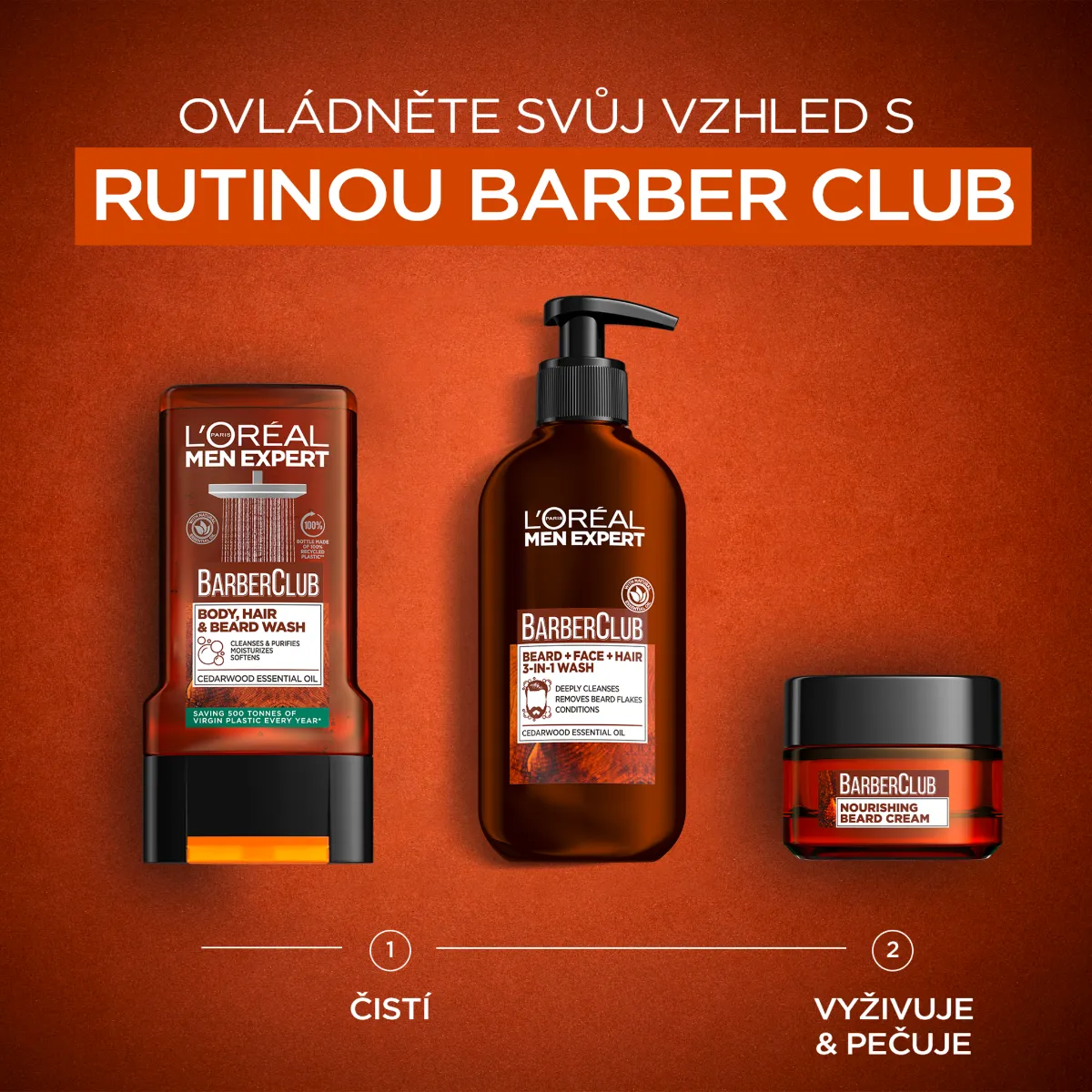 Loréal Paris Men Expert Barber Club krém na vousy 50 ml