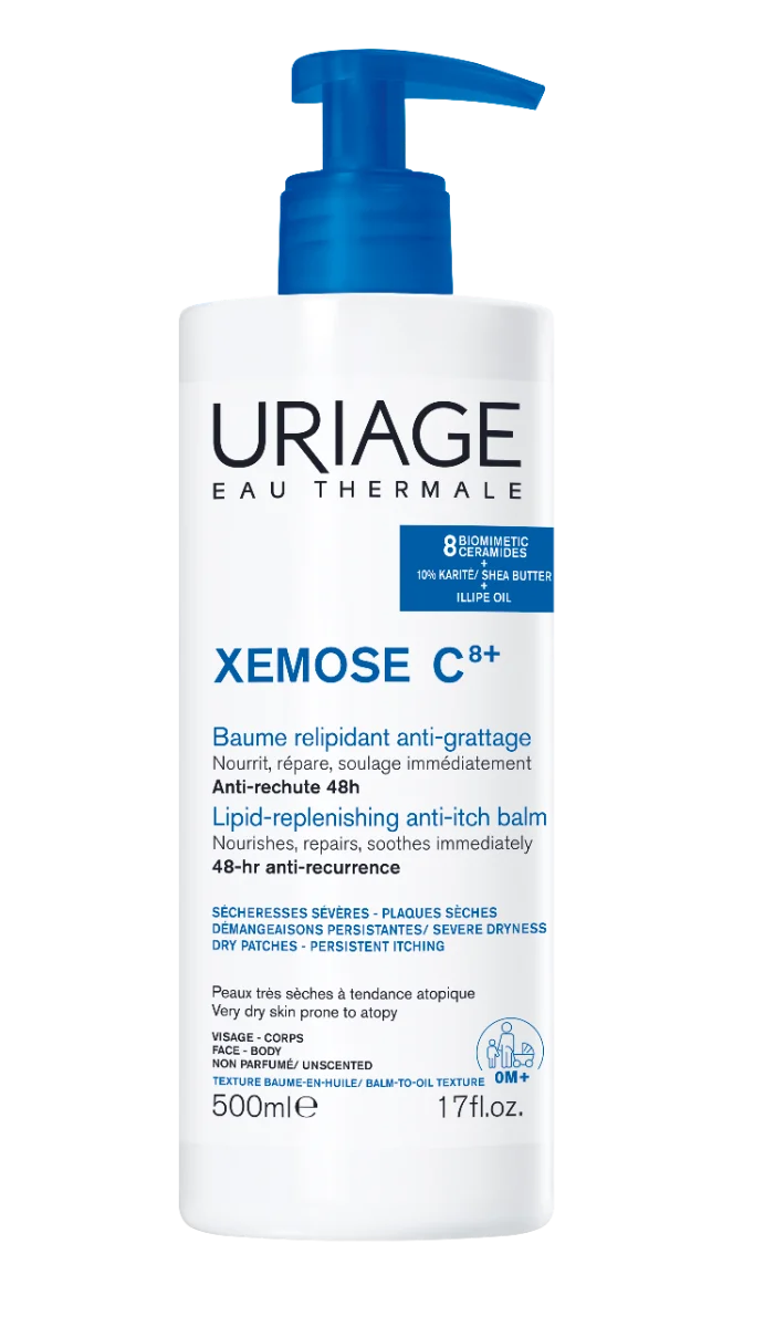 Uriage Xémose C8+ Zklidňující olejový balzám 500 ml