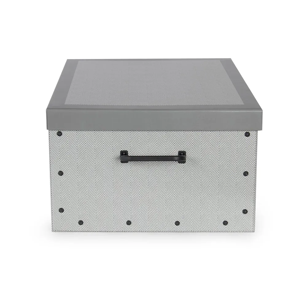 Compactor Boston 50 x 40 x 25 cm skládací úložná krabice šedá