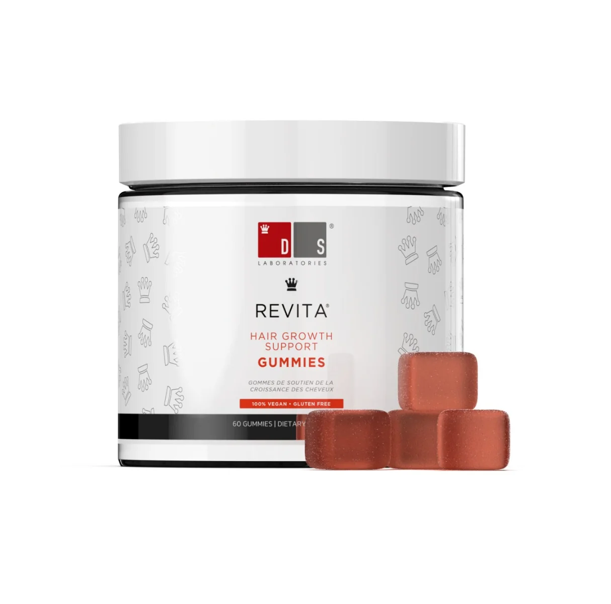 DS Laboratories Revita želé vitamíny na vlasy 60 ks