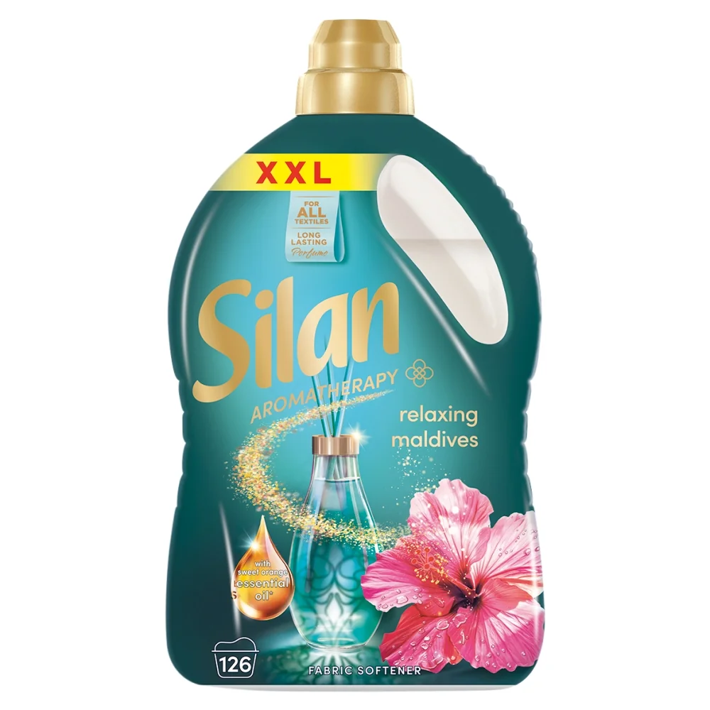 Silan Aromatherapy Relaxing Maldives koncentrovaná aviviáž do pračky 2,772 l 126 dávek