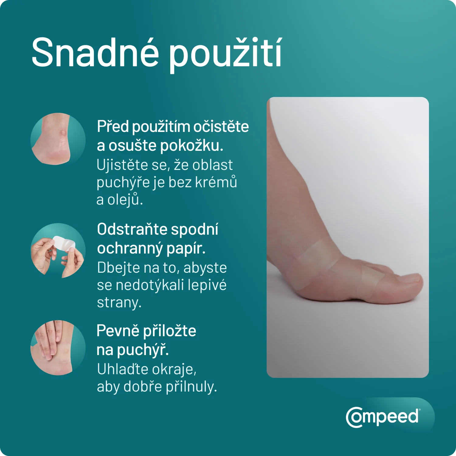 Compeed Náplast na puchýře malá 6 ks