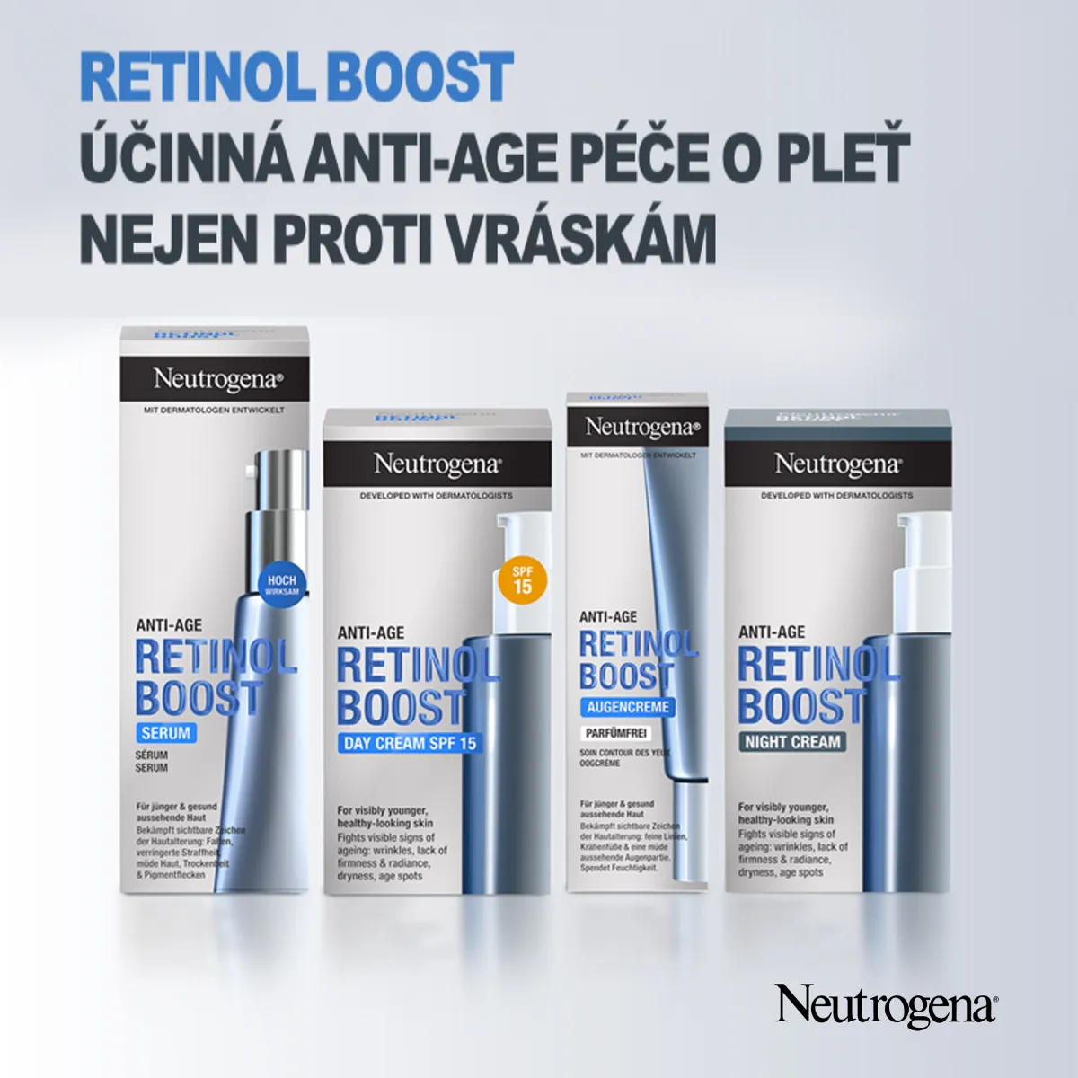 Neutrogena Retinol Boost Denní krém SPF 15 50 ml