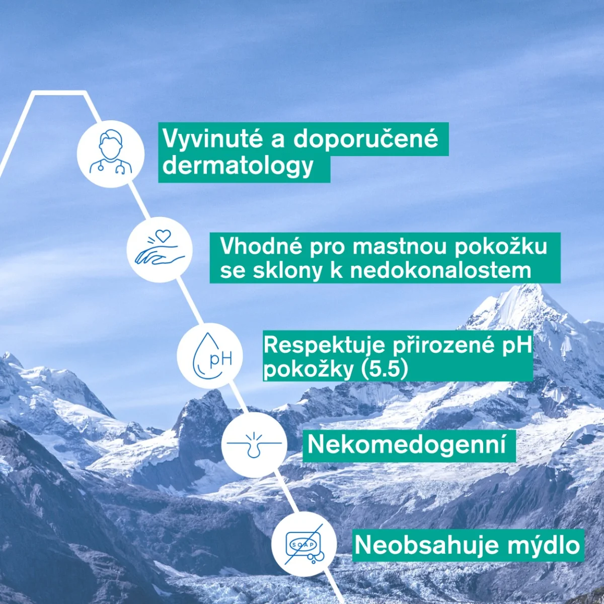 Uriage Hyséac Čisticí krém na vysušenou pleť při medikamentózní léčbě akné 150 ml