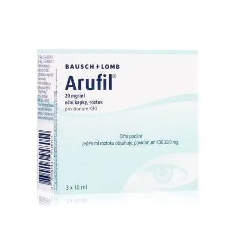 Arufil 20 mg/ml oční kapky 3x10 ml