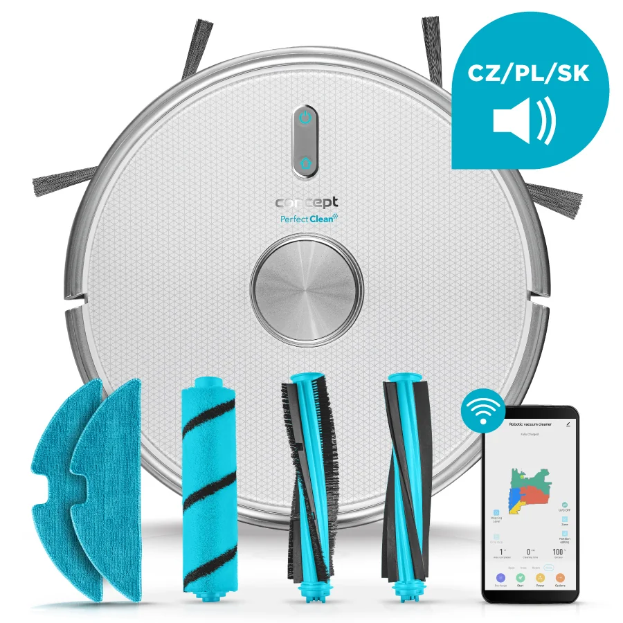 Concept Perfect Clean VR3125 robotický vysavač s mopem 2v1