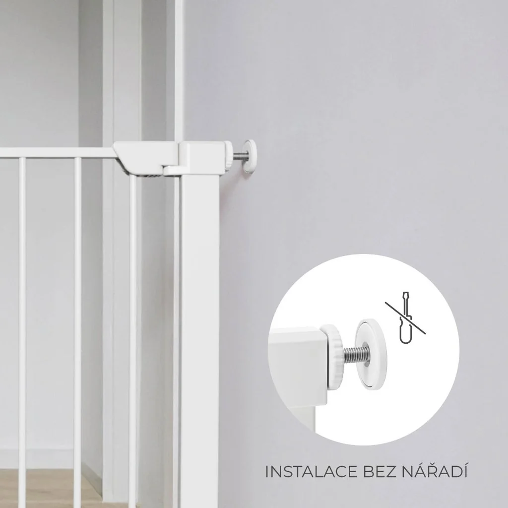 Kinderkraft Zábrana do dveří Safe Snap White