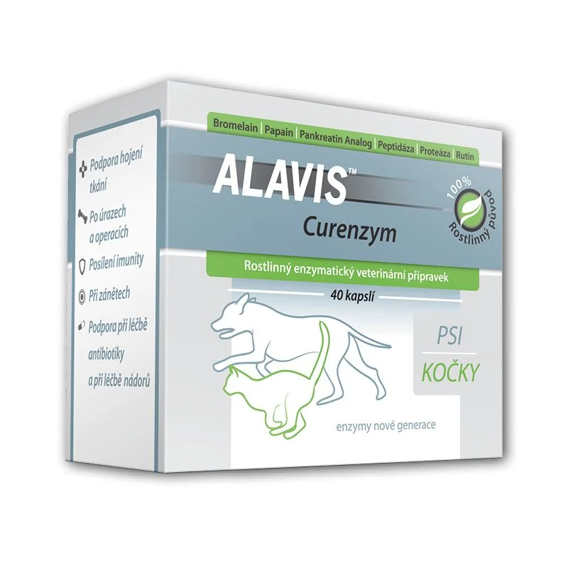 Alavis CURENZYM Enzymoterapie 40 kapslí
