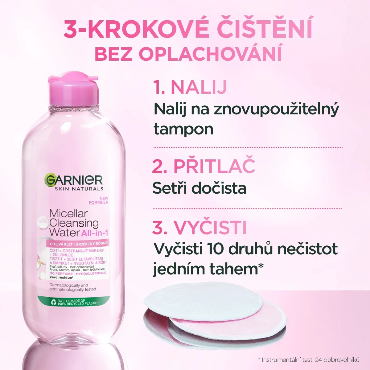 Garnier Skin Naturals Micelární voda All in 1 na citlivou pleť 100 ml