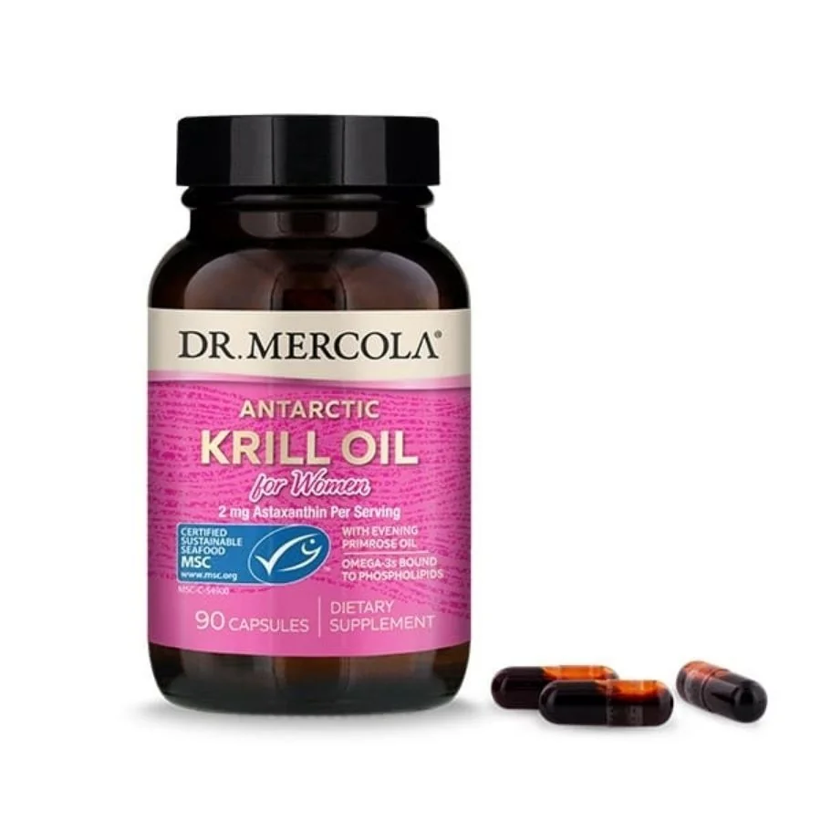 Dr. Mercola Krill olej pro ženy 90 kapslí