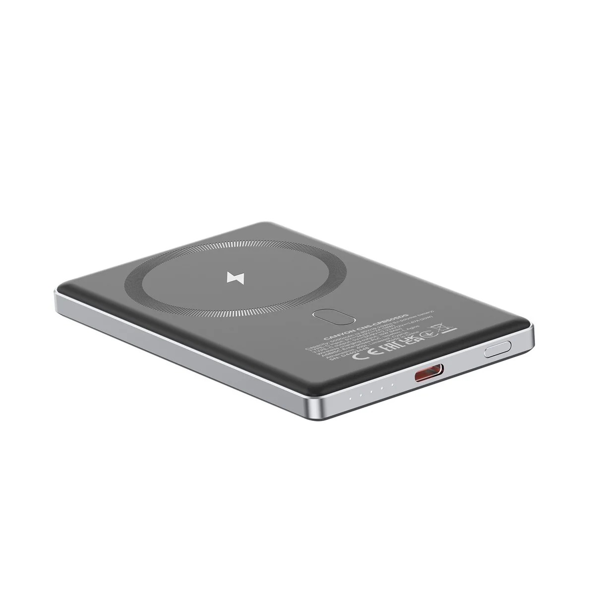 Canyon Power bank PB-505 slim Magsafe 5000 mAh PD20W Dark Grey