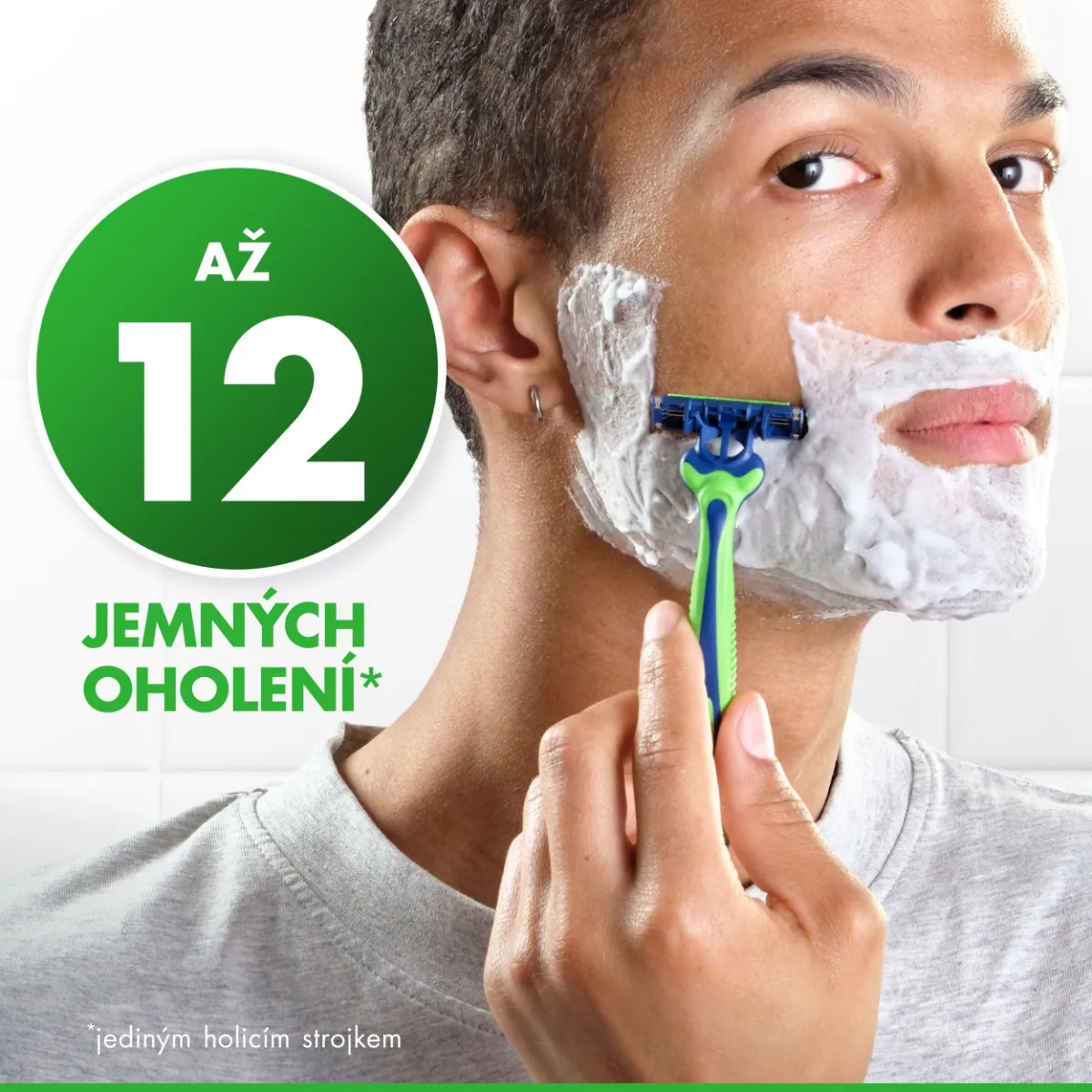 Gillette Blue3 Sensitive pánská jednorázová holítka 3 ks