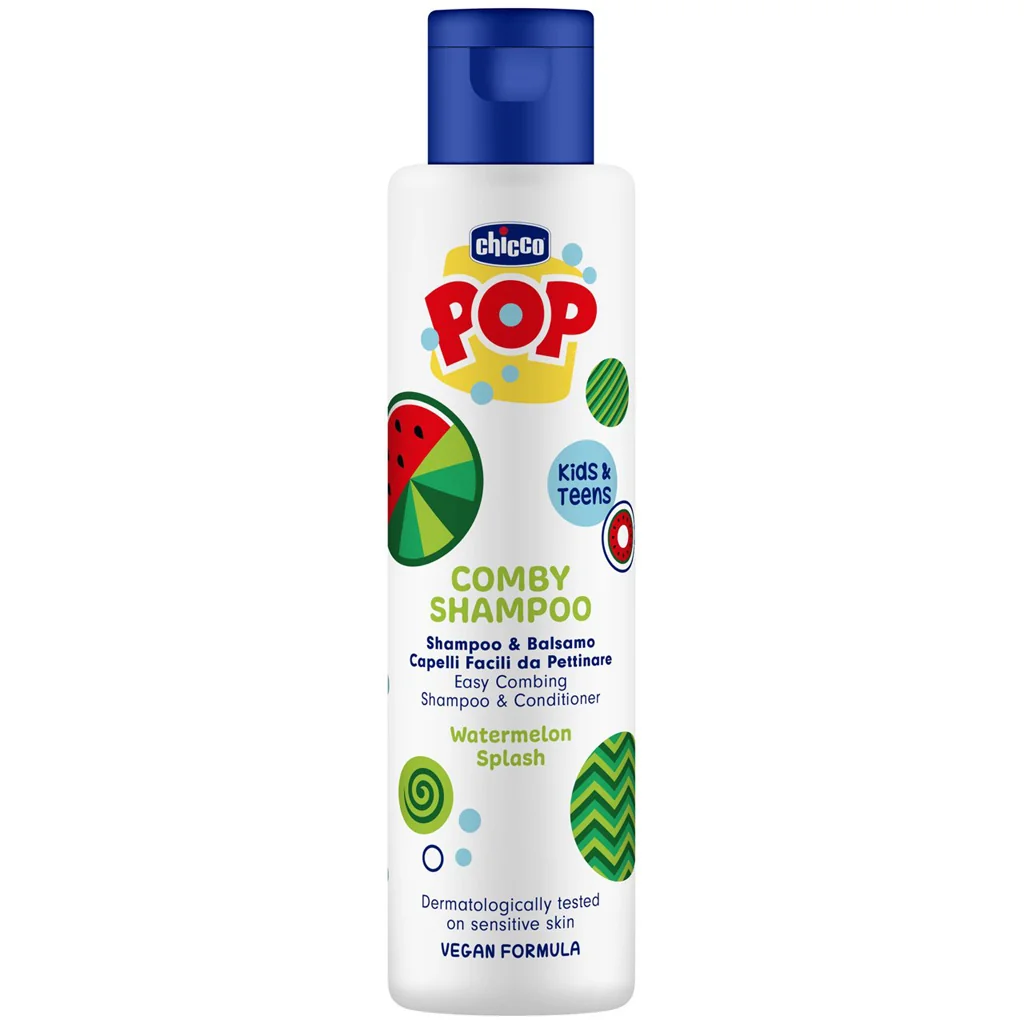 Chicco Comby Watermelon POP Šampon a kondicionér pro děti a teenagery 250 ml