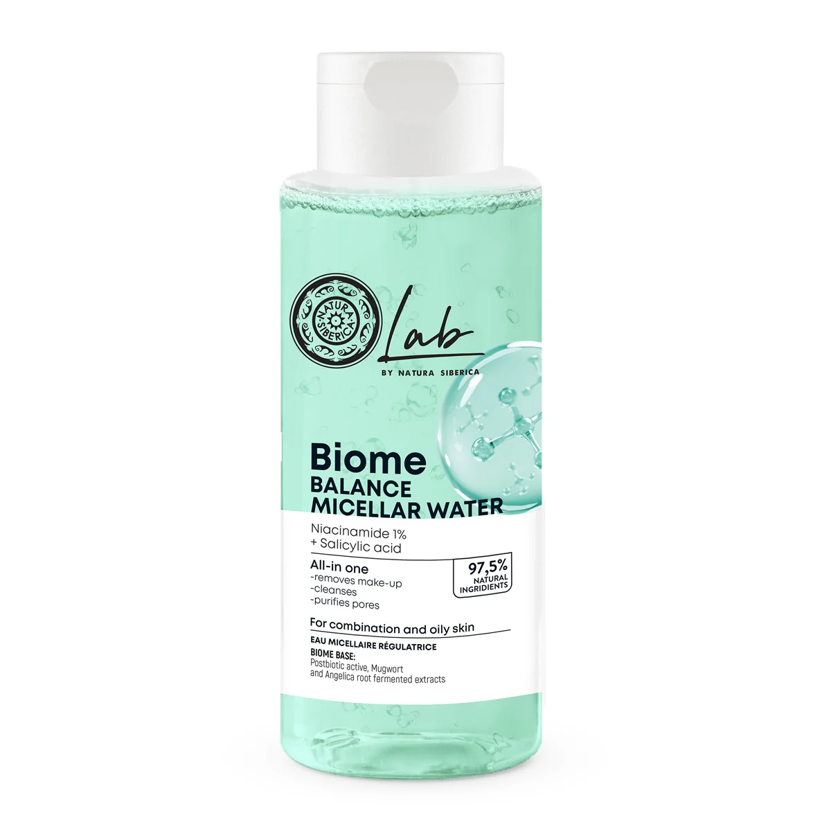 Natura Siberica Lab Biome Balance Micelární voda 400 ml