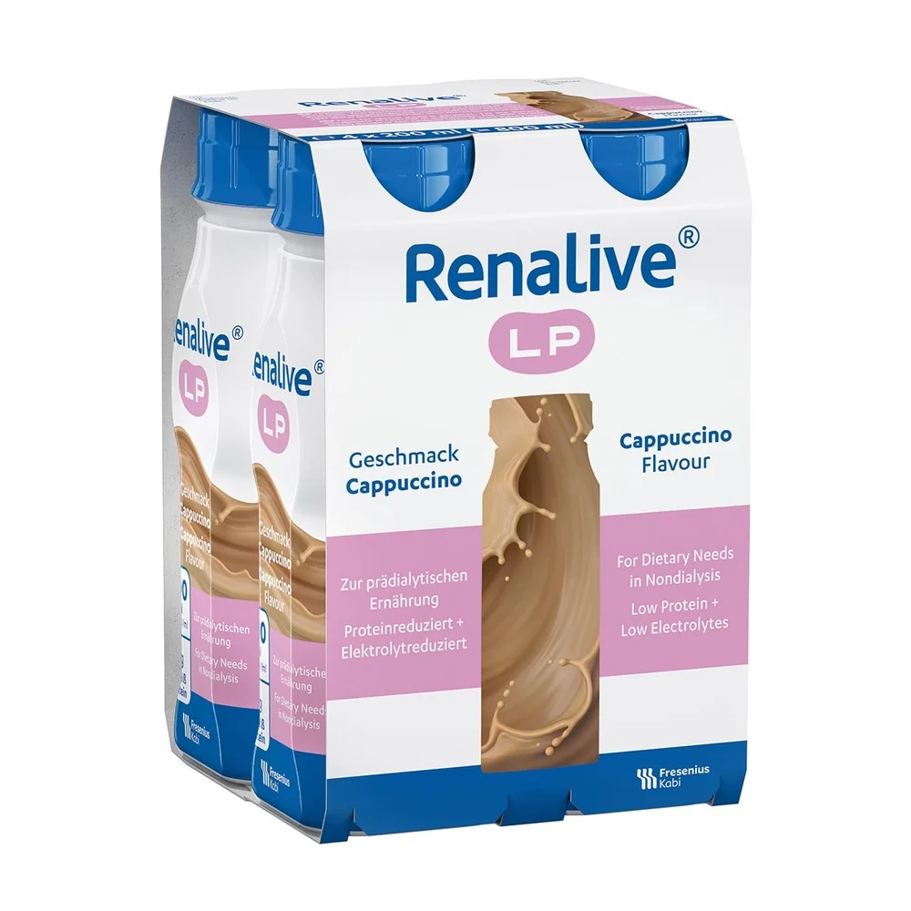 Renalive LP příchuť cappucino 4x200 ml