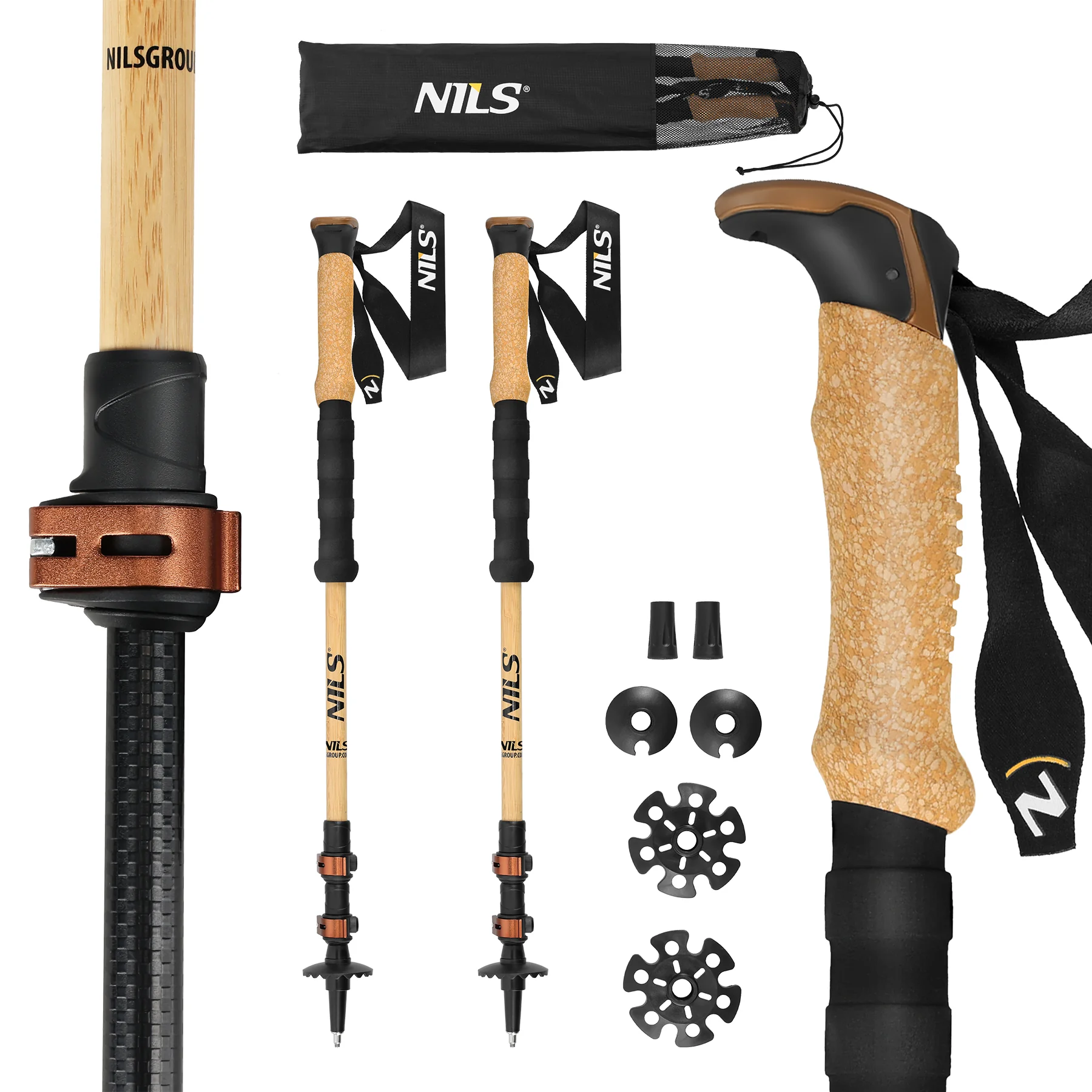 Nils Trekingové hole TK8606