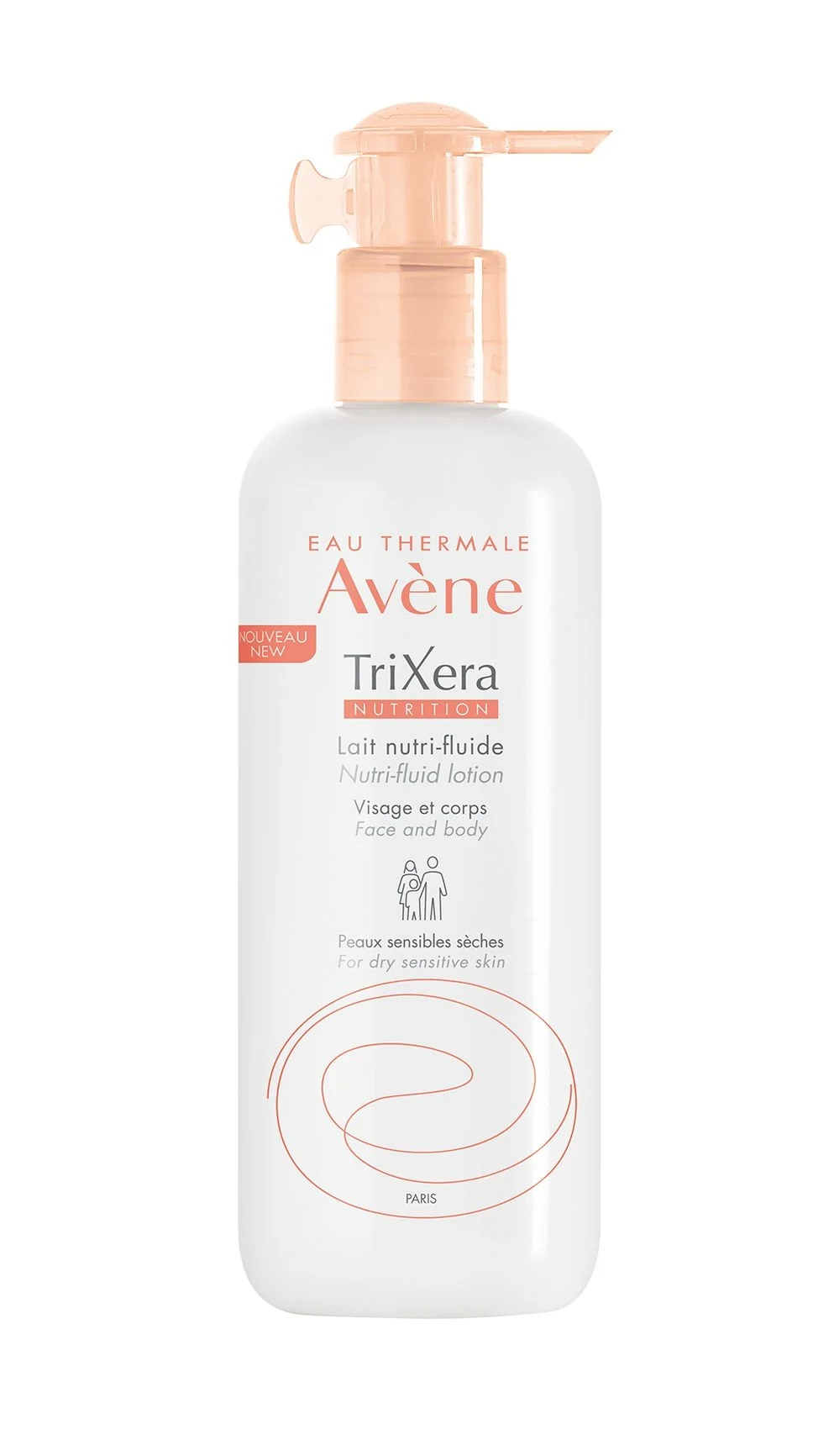 Avène Trixera NutriFluid mléko 400 ml