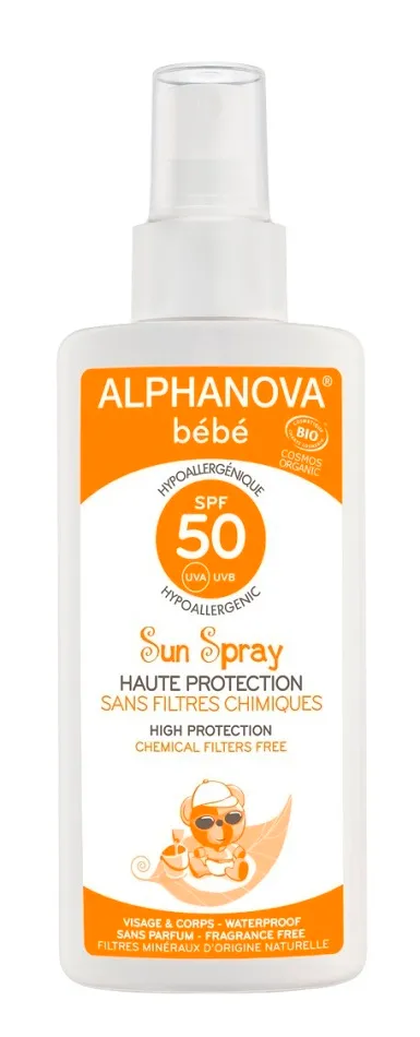 Alphanova SUN BIO Opalovací krém pro miminka SPF50 125 ml