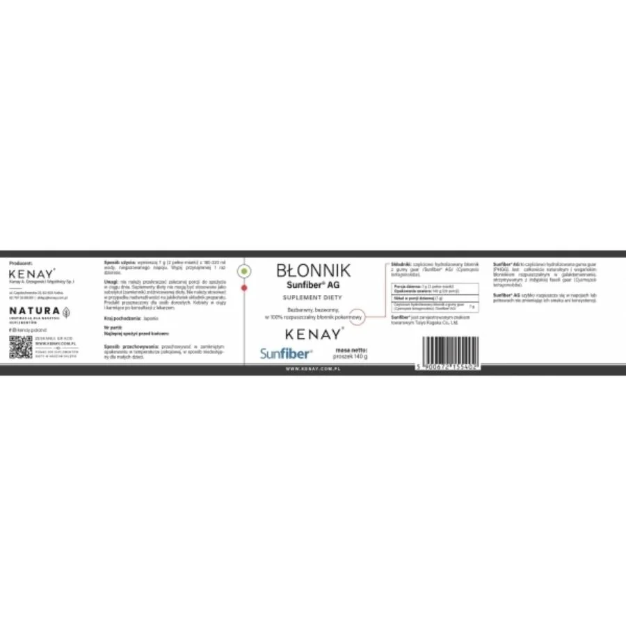 Kenay Vláknina Sunfiber AG 140 g