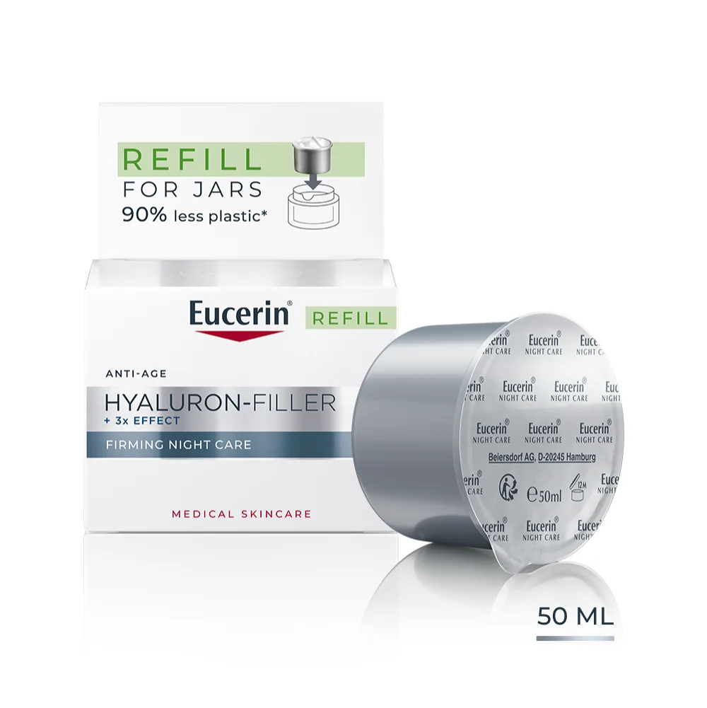 Eucerin Hyaluron-Filler + 3x Effect noční krém náhradní náplň 50 ml