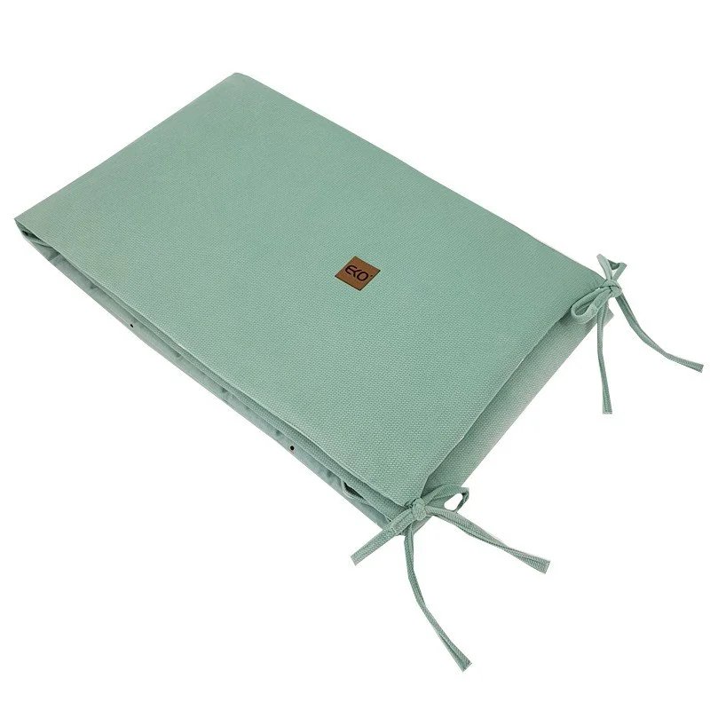 Eko Chránič do postýlky VELVET Dogs Mint 180x35 cm