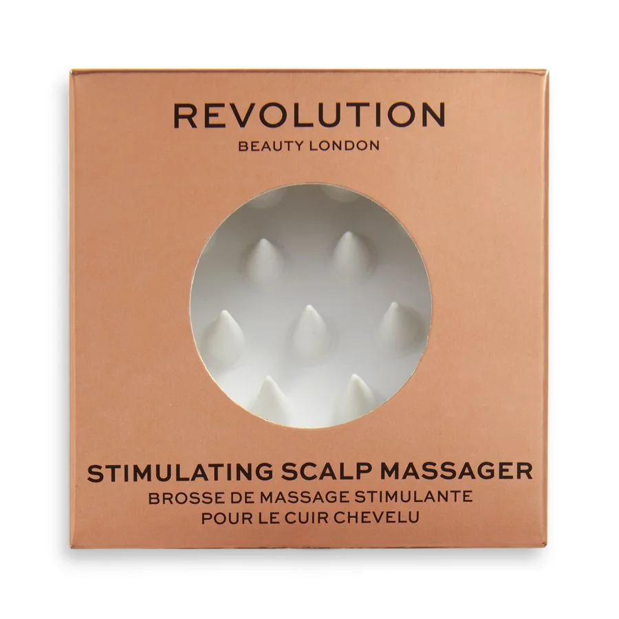 Revolution Haircare Stimulating Scalp Massager masážní kartáč na vlasy 1 ks