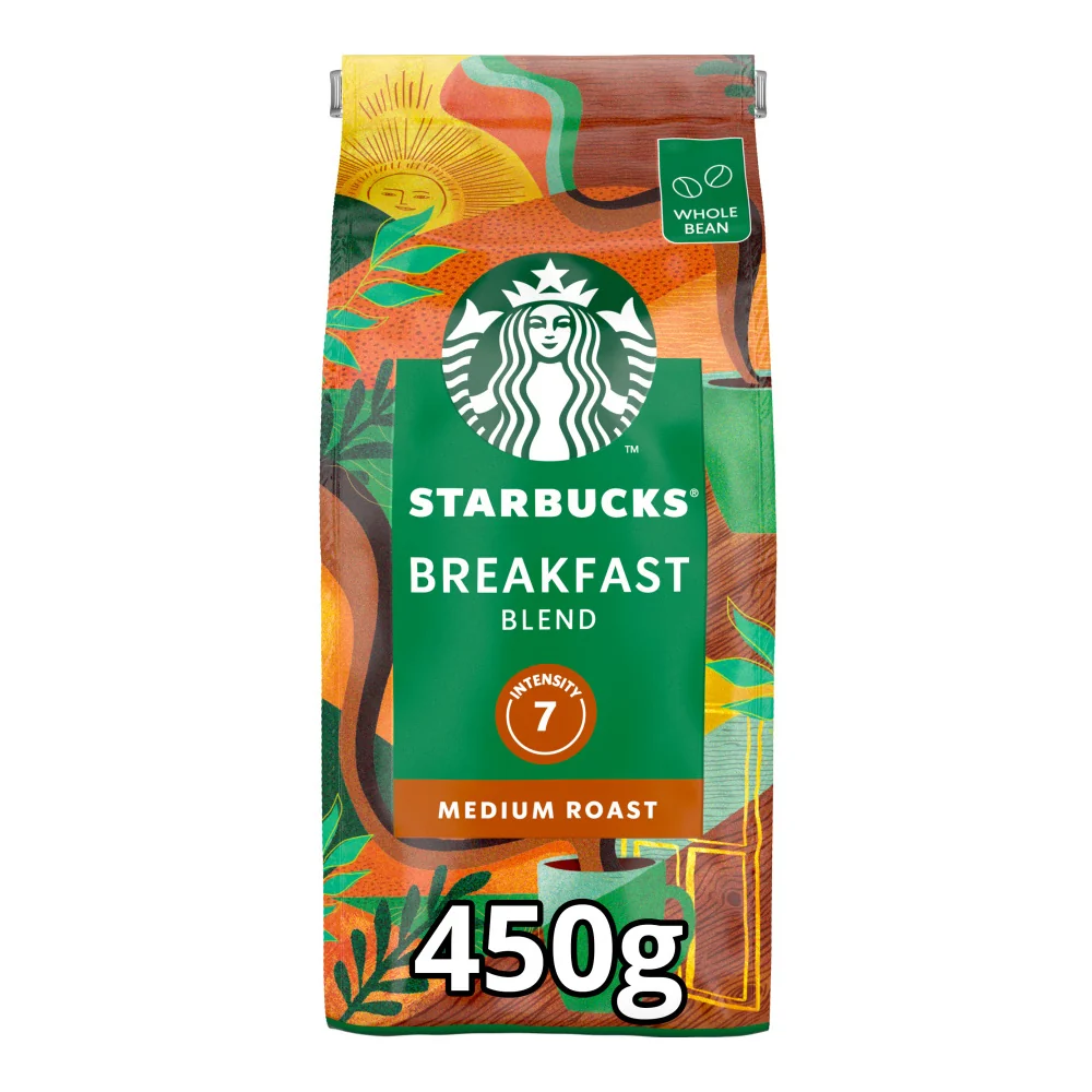 STARBUCKS Breakfast Blend zrnková káva 450 g