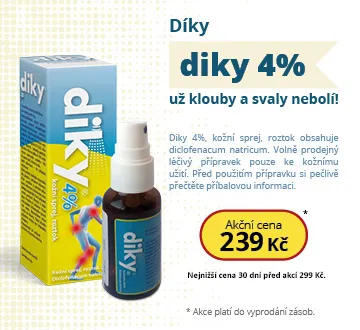 Akacia Diky 239 Kč (květen 2024)