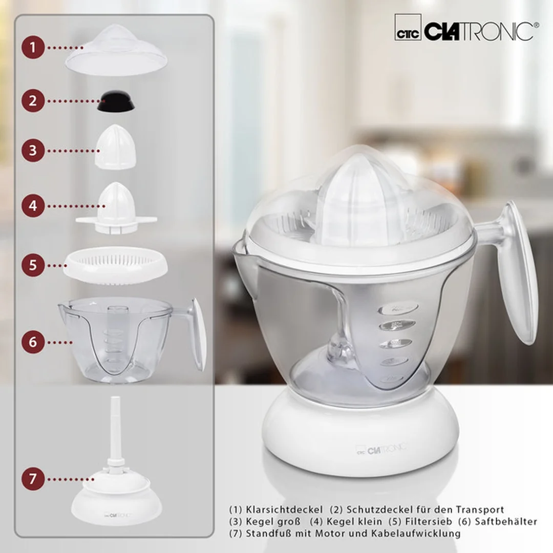 CLATRONIC ZP 3066 odšťavňovač juicer 1 l 